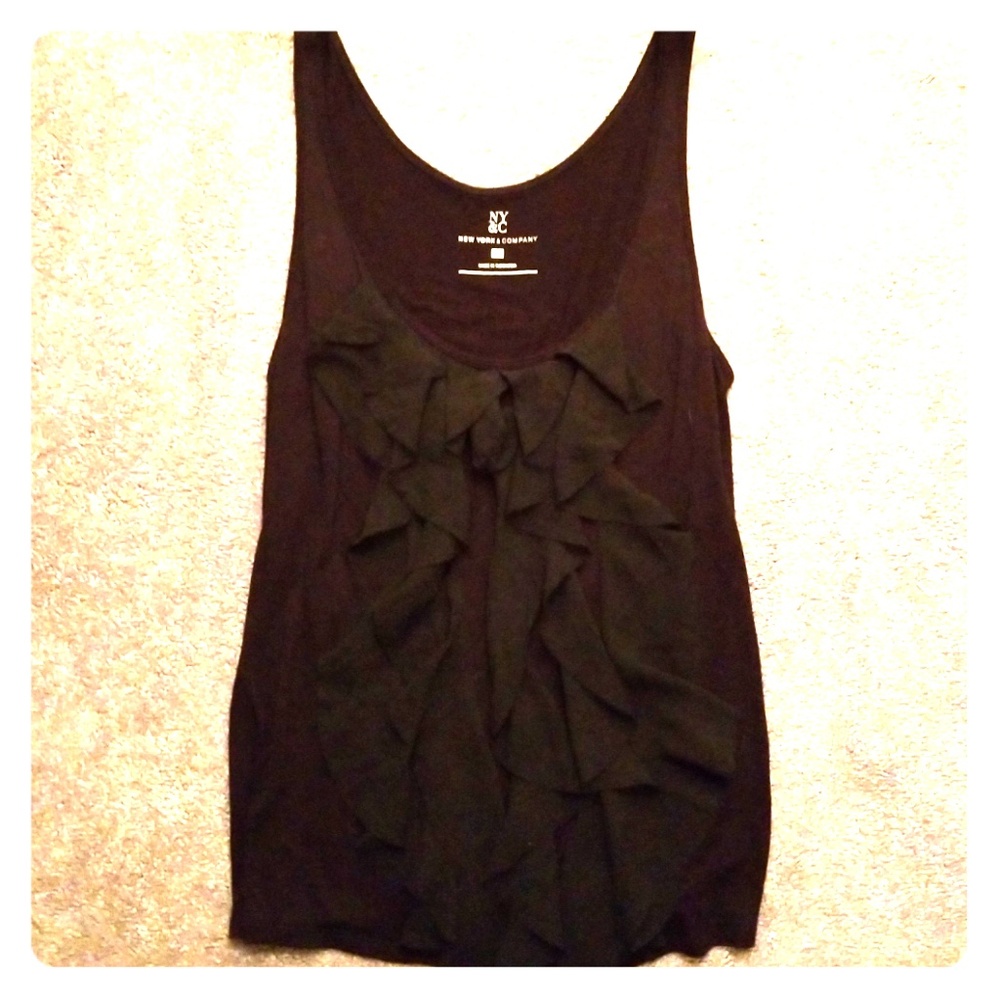 NY&Co Tank with ruffle